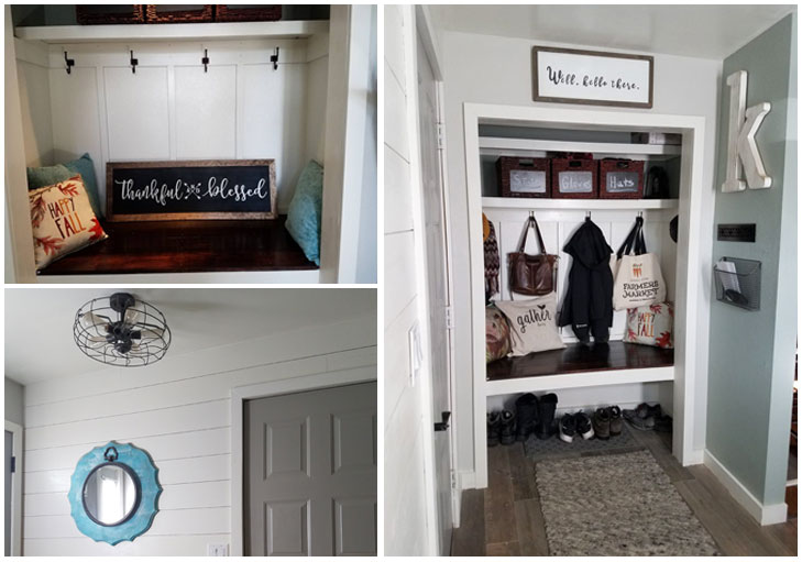 Entryway makeover reveal